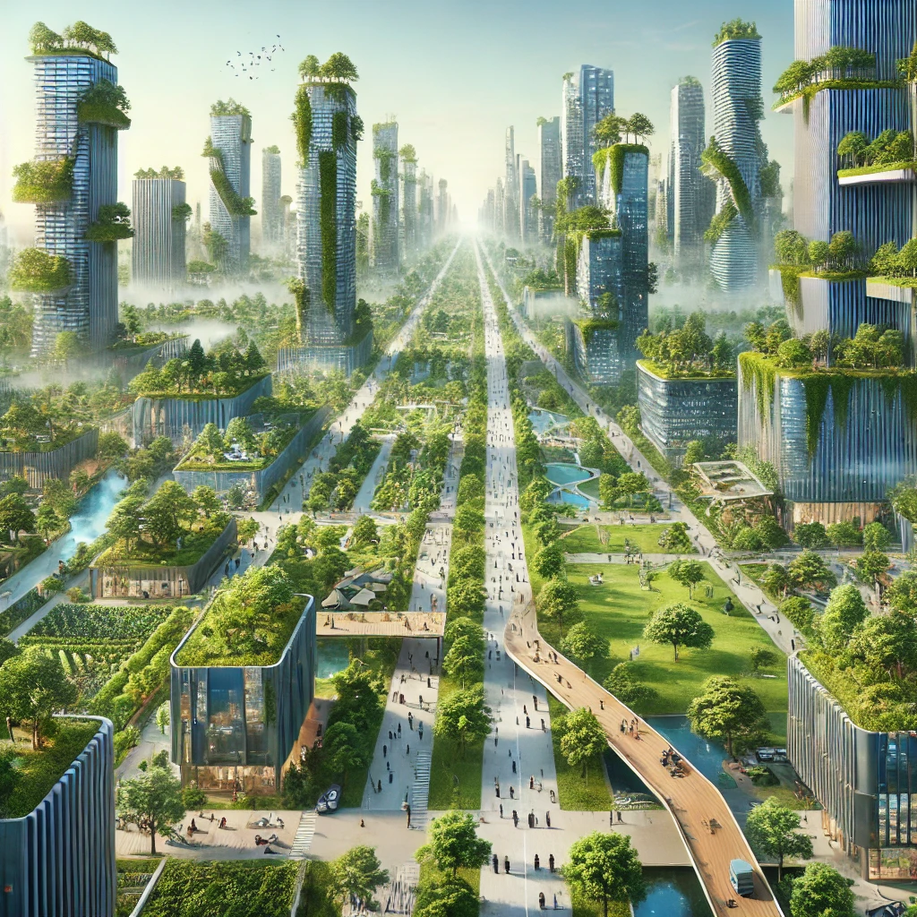 Routes transformées en parcs